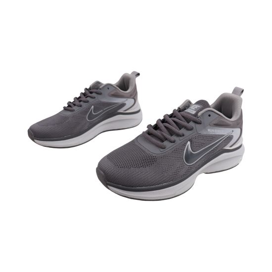 Кросівки чоловічі Nike сірі текстиль 186-26LK