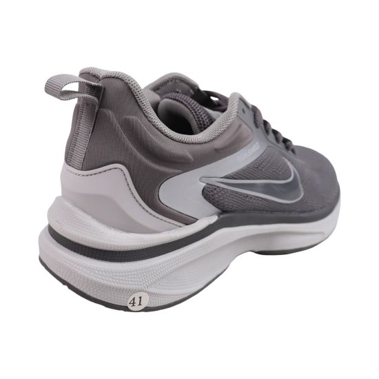 Кросівки чоловічі Nike сірі текстиль 186-26LK