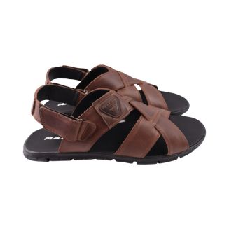 Сандали мужские Maxus shoes коричневые натуральная кожа