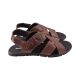 Сандали мужские Maxus shoes коричневые натуральная кожа 145-24LBC