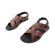 Сандали мужские Maxus shoes коричневые натуральная кожа 145-24LBC