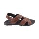 Сандали мужские Maxus shoes коричневые натуральная кожа 145-24LBC