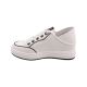 Кеди жіночі Sorte Lady молочні натуральна шкіра 88-23DTS