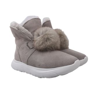 Уги жіночі UGG Натуральна замша, колір сірий
