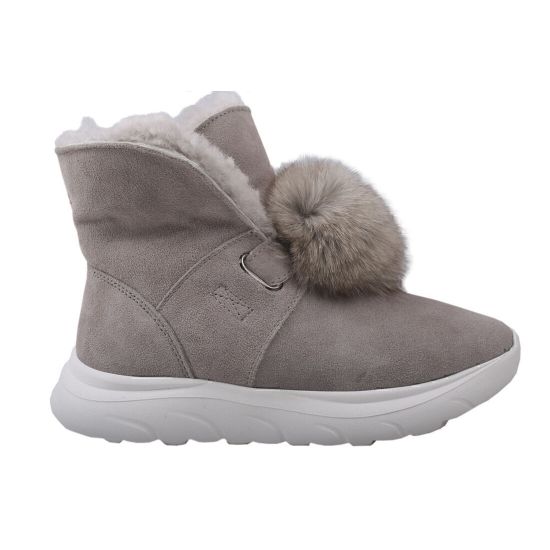 Уги жіночі UGG Натуральна замша, колір сірий 240-9ZHC