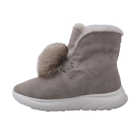 Уги жіночі UGG Натуральна замша, колір сірий 240-9ZHC