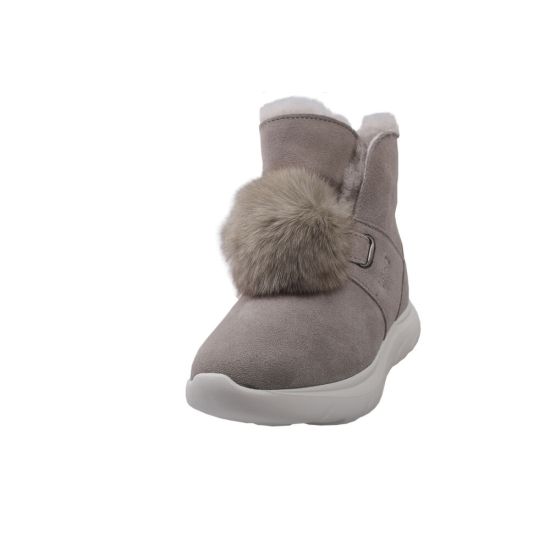 Уги жіночі UGG Натуральна замша, колір сірий 240-9ZHC