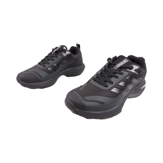 Кросівки чоловічі Adidas чорні текстиль 193-26DK