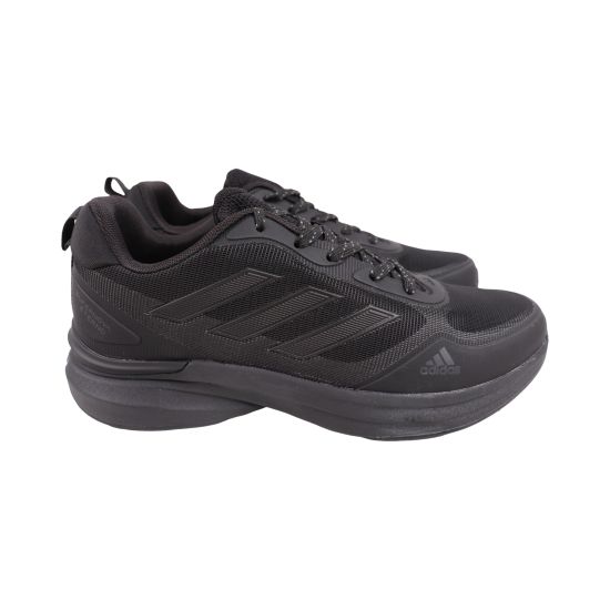 Кросівки чоловічі Adidas чорні текстиль 195-26DK