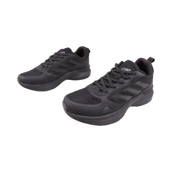 Кросівки чоловічі Adidas чорні текстиль 195-26DK