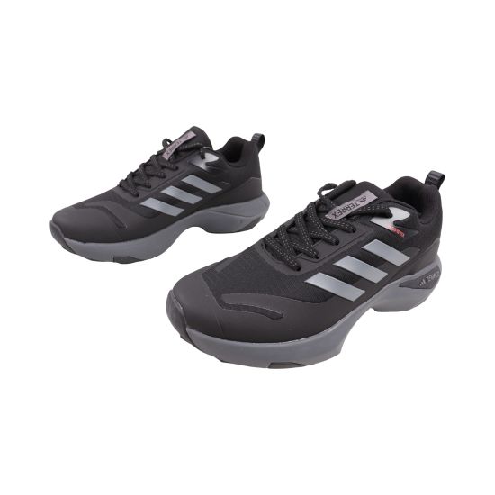 Кросівки чоловічі Adidas чорні текстиль 196-26DK