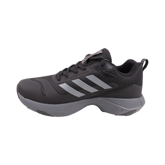 Кросівки чоловічі Adidas чорні текстиль 196-26DK