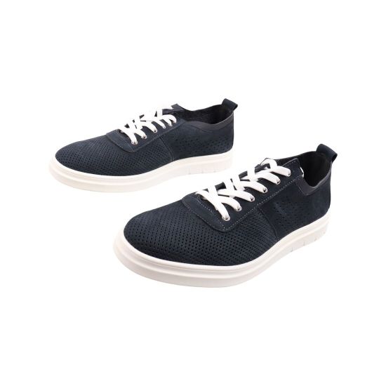 Кеди чоловічі Maxus shoes сині натуральний нубук 116-23LTSP
