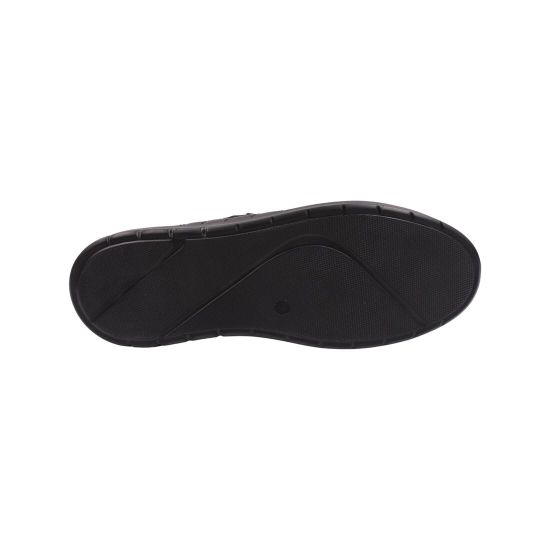 Кеди чоловічі Maxus shoes чорні натуральна шкіра 118-23DTCP