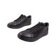 Кеди чоловічі Maxus shoes чорні натуральна шкіра 118-23DTCP