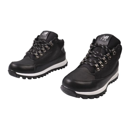 Черевики чоловічі з натуральної шкіри, на низькому ходу, на шнурівці, чорні, Україна Road Style 38-9/21ZHS