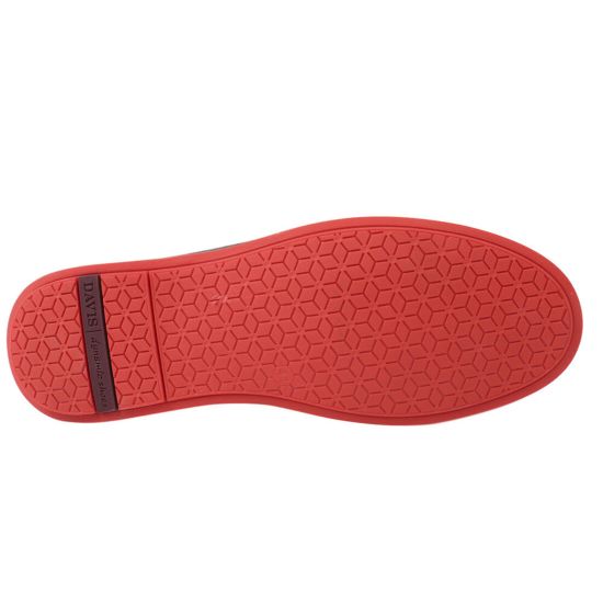 Кеди чоловічі з натуральної шкіри (нубук), на низькому ходу, на шнурівці, колір чорний, Davis 112-21DTC
