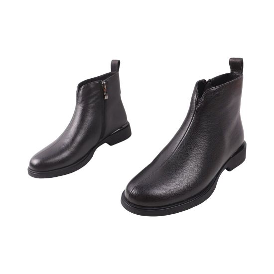 Ботинки женские Angelo Vani черные натуральная кожа 302-25DHC