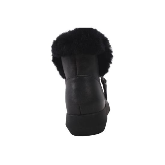 Черевики на платформі жіночі Berkonty натуральна шкіра, колір чорний 84-9ZHC