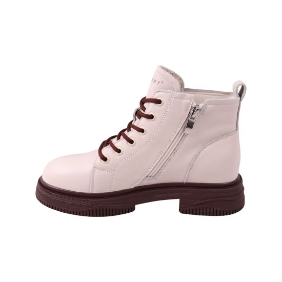 Черевики жіночі Li Fexpert молочні натуральна шкіра 1444-23DHS