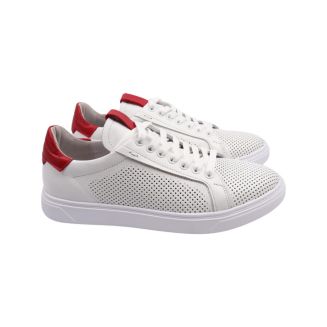 Кеди чоловічі Maxus shoes білі натуральна шкіра