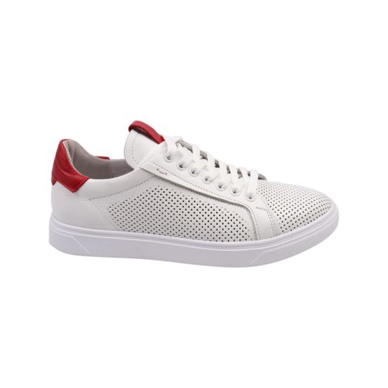 Кеди чоловічі Maxus shoes білі натуральна шкіра 96-22LTCP