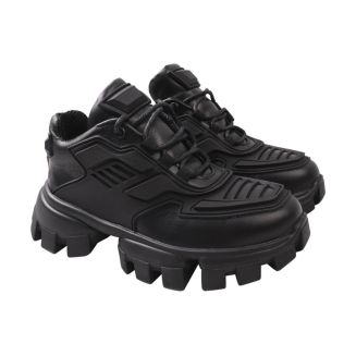 Кросівки жіночі Maxus Shoes натуральна шкіра, колір чорний