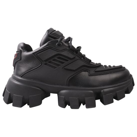 Кросівки жіночі Maxus Shoes натуральна шкіра, колір чорний 56-20DK
