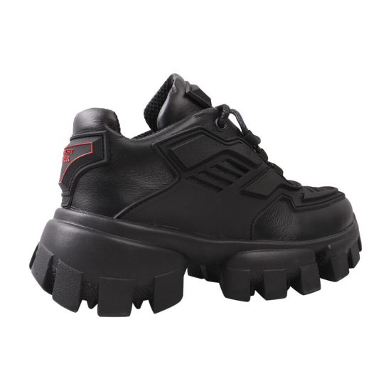 Кросівки жіночі Maxus Shoes натуральна шкіра, колір чорний 56-20DK