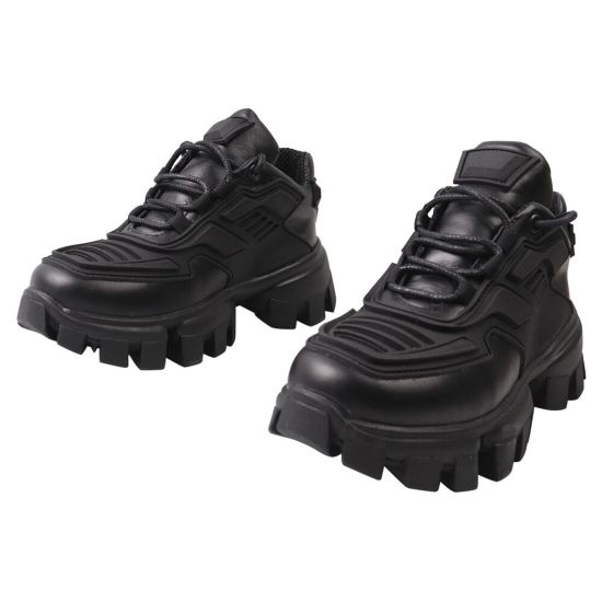 Кросівки жіночі Maxus Shoes натуральна шкіра, колір чорний 56-20DK