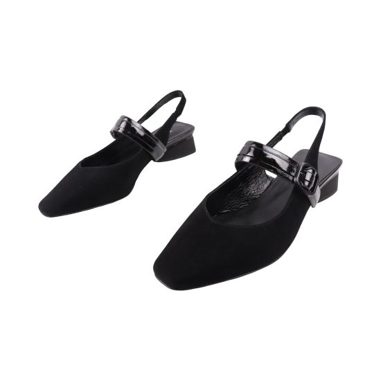 Туфлі жіночі Angelo Vani чорні натуральна замша 298-25LT