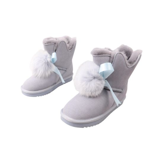 Уги жіночі UGG блакитні натуральна замша 273-22ZU