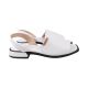 Босоніжки жіночі Farinni білі натуральна шкіра 894-25LBC