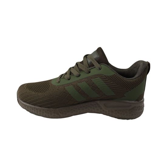 Кросівки чоловічі Adidas зелені текстиль 131-24LK