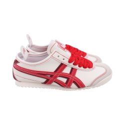 Кроссовки женские Asics молочные натуральная кожа