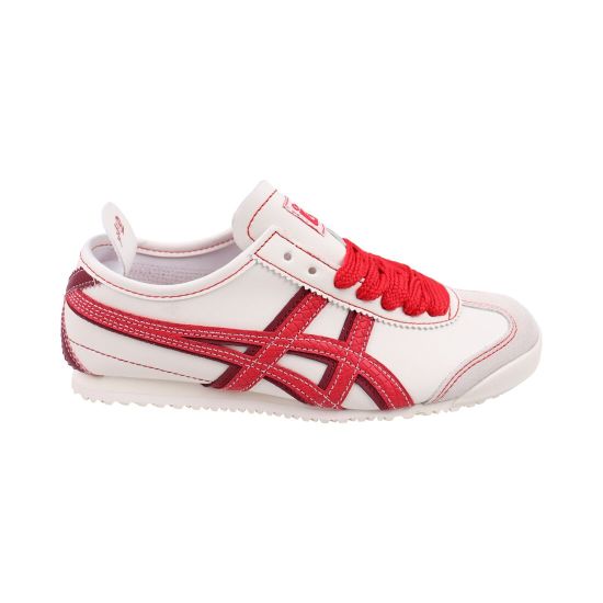 Кроссовки женские Asics молочные натуральная кожа 6-26DTS