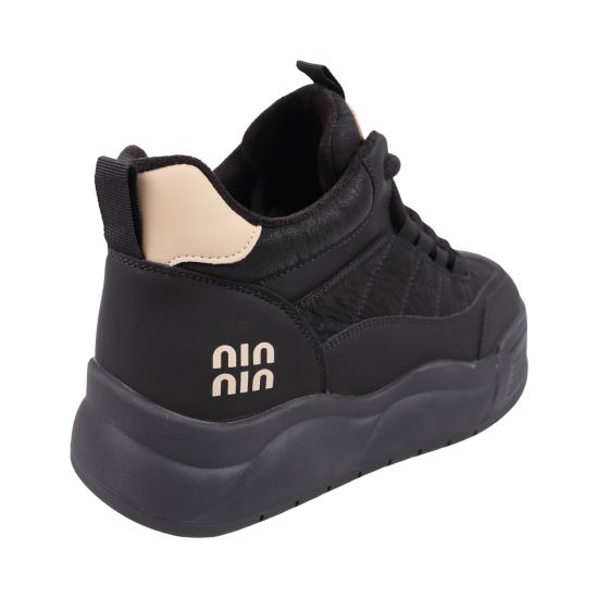 Черевики жіночі Melanda чорні натуральна шкіра 625-26DHS