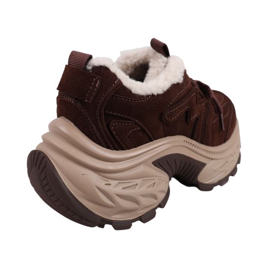 Кросівки жіночі Farinni кабірові натуральна замша 1184-T-26DK