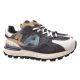 Кросівки жіночі з натуральної шкіри (нубук), на низькому ходу, на шнурівці, сірі, Li Fexpert 617-21DK