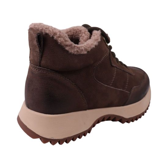 Ботинки женские Lola Andy хаки натуральный нубук 454-25DHS