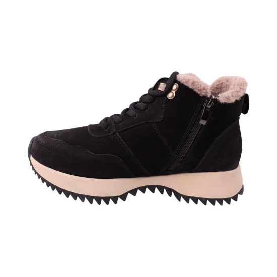 Ботинки женские Lola Andy черные натуральный нубук 455-25DHS