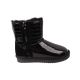 Уги жіночі UGG чорні натуральна лакована шкіра 290-22ZU