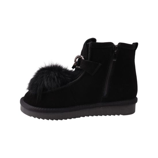 Уги жіночі UGG чорні натуральна замша 294-22ZU
