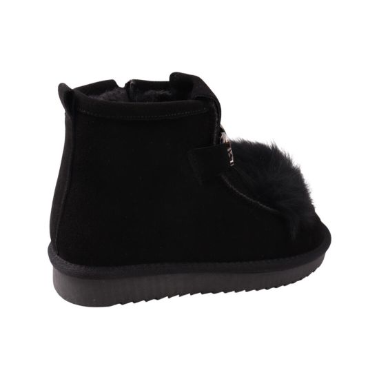 Уги жіночі UGG чорні натуральна замша 294-22ZU