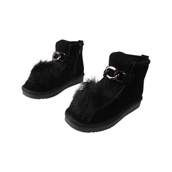 Уги жіночі UGG чорні натуральна замша 294-22ZU