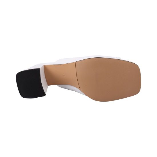 Шльопанці жіночі K.Lasiya білі натуральна шкіра 79-25LSH