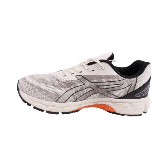 Кросівки чоловічі Asics молочні текстиль 10-26LK