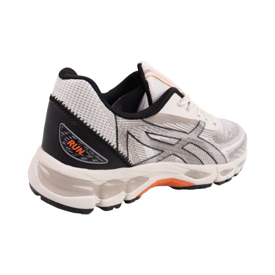 Кросівки чоловічі Asics молочні текстиль 10-26LK