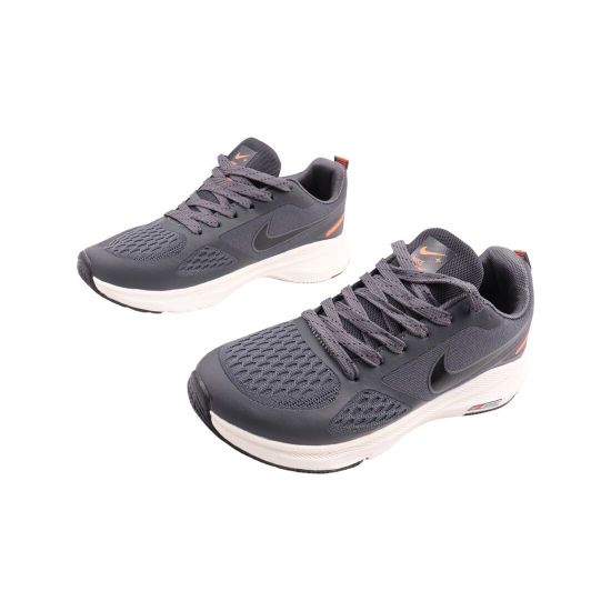 Кросівки чоловічі Nike сірі текстиль 136-23LK