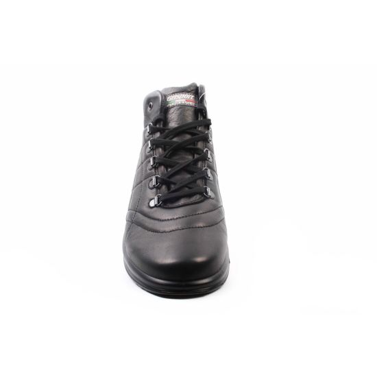 Черевики на платформі чоловічі Grisport натуральна шкіра, колір чорний 43-7DHS